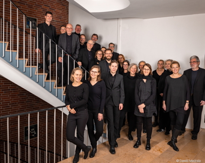 Gruppenbild mit Mitgliedern des Bachvereins